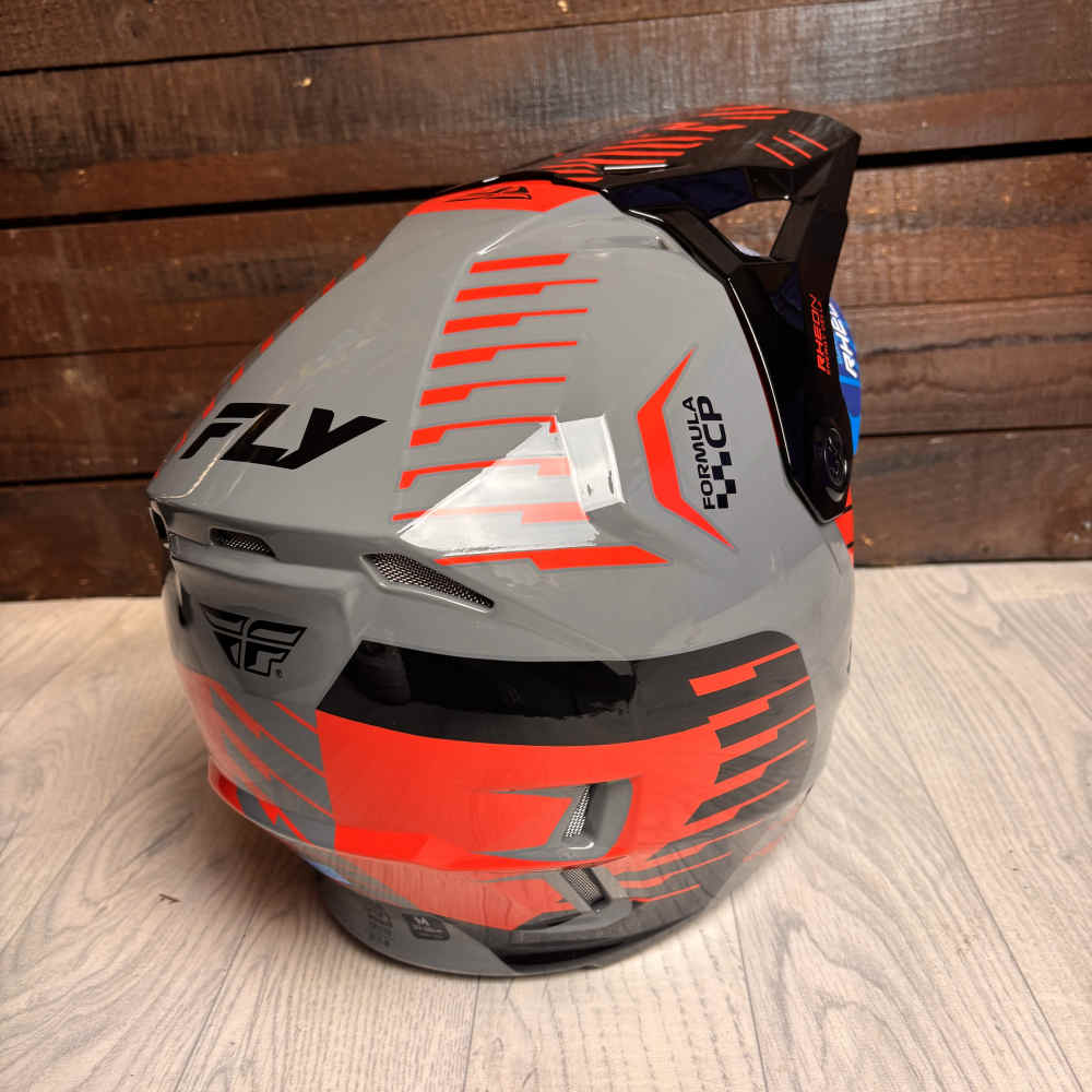 FLY Formula CP Slice Motocross Helm blau grau rot schwarz B-WARE FLY Formula CP Slice Motocross Helm blau grau rot schwarz B-WARE