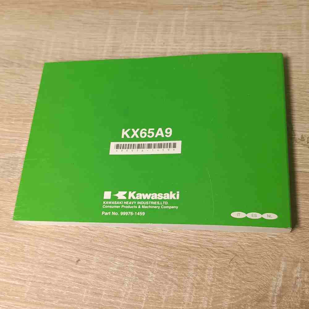KAWASAKI KX65 (A9) 2009 99976-1459 Motorrad-Handbuch gebraucht