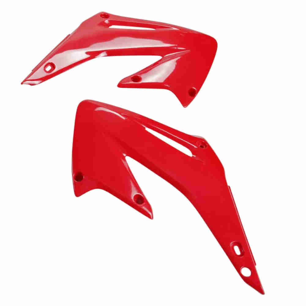 UFO HO0103-070 Kühlerabdeckung Set passend für  Honda CR 125/250 05-07 rot