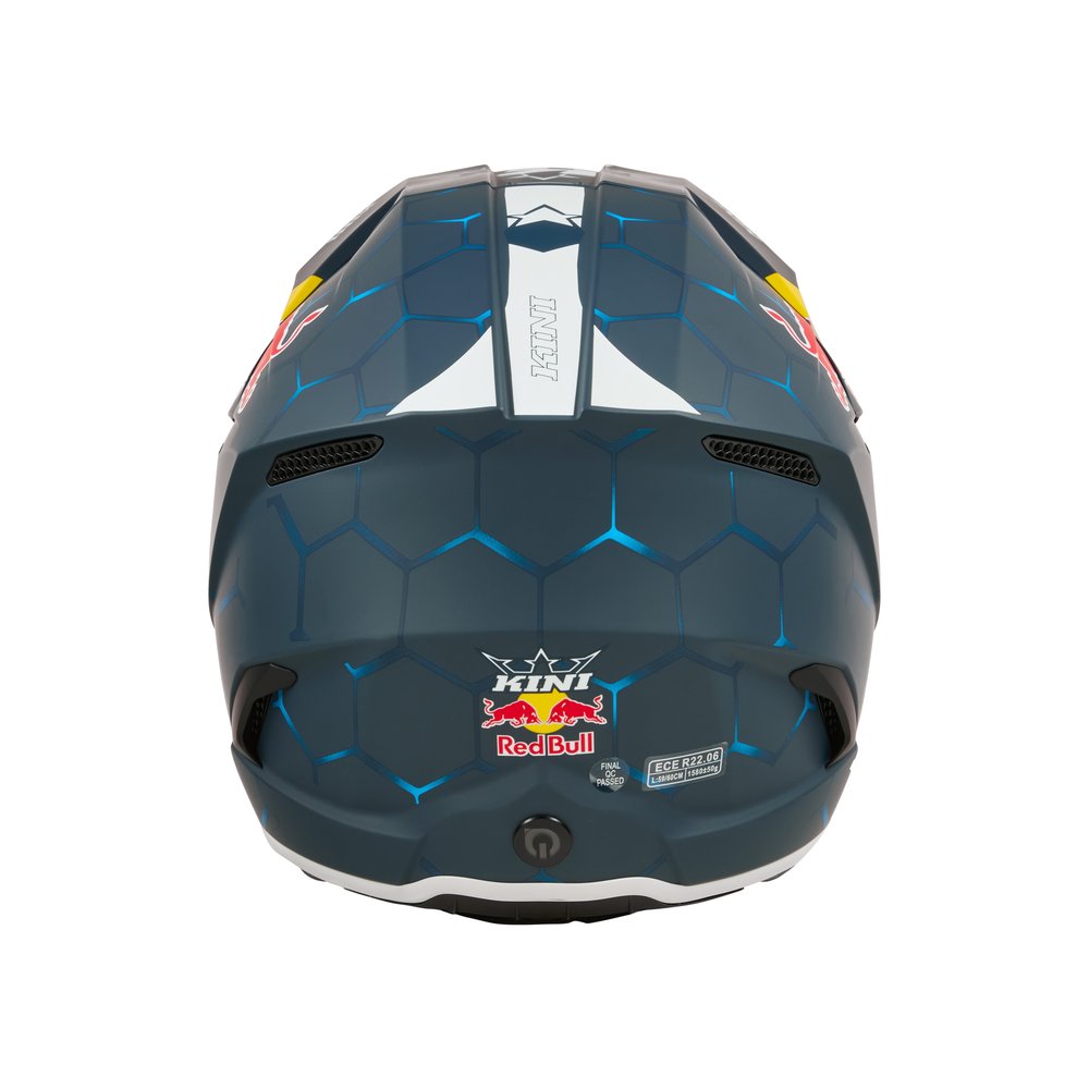 KINI RED BULL MX3 Youth 1.0 Kinder Motocross Helm blau/weiss