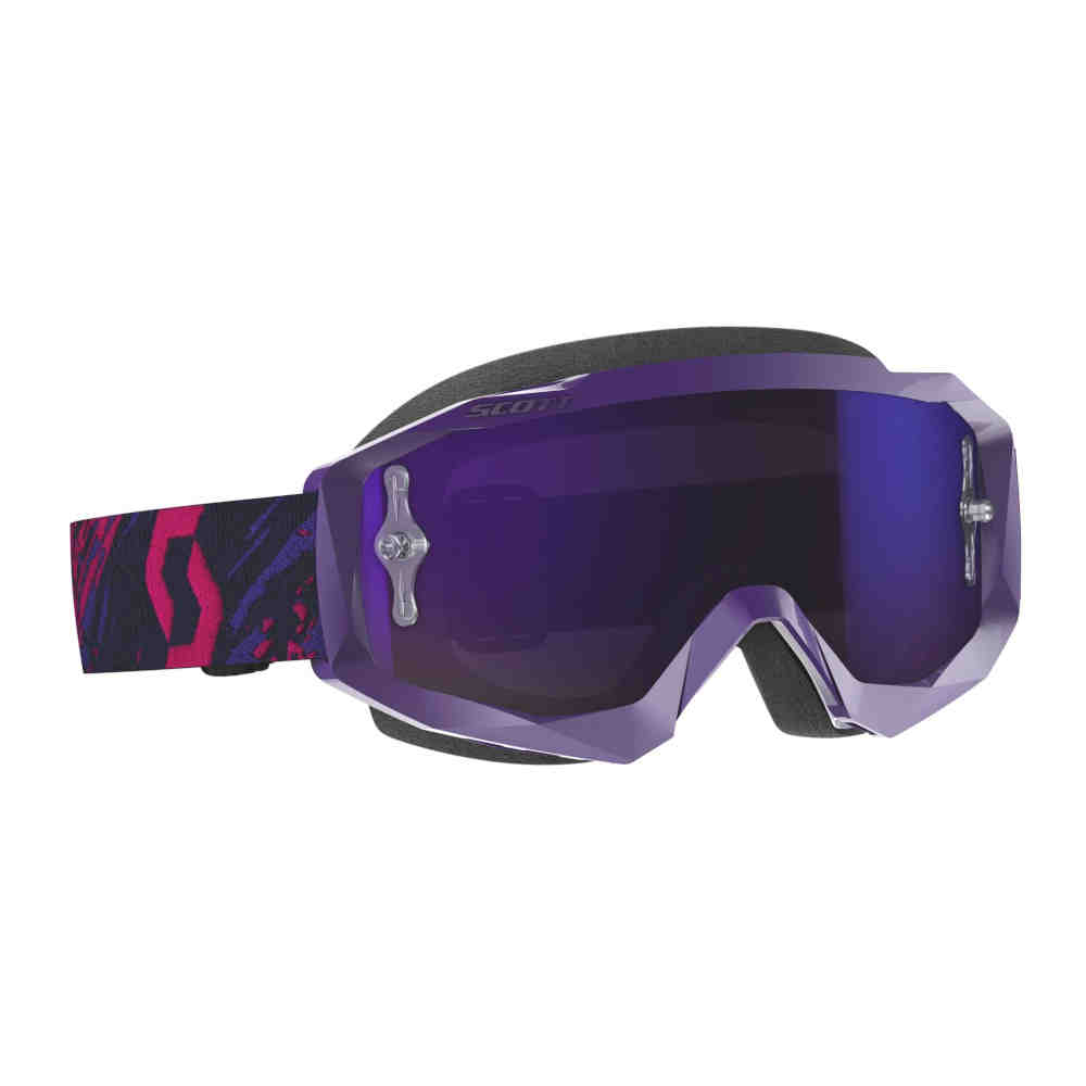 SCOTT Hustle X MX Brille lila pink verspiegelt SCOTT Hustle X MX Brille lila pink verspiegelt