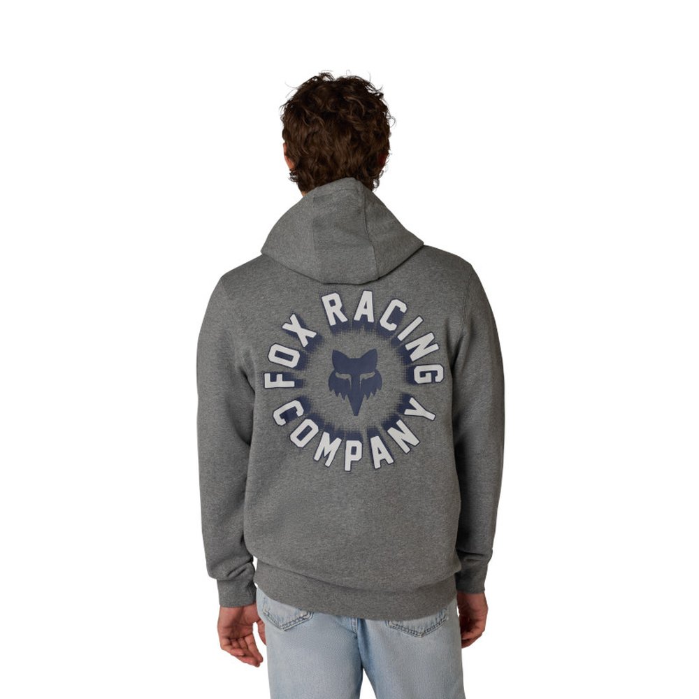 FOX BEAM Fleece PO Hoodie Kapuzen Pullover Heather Graphite