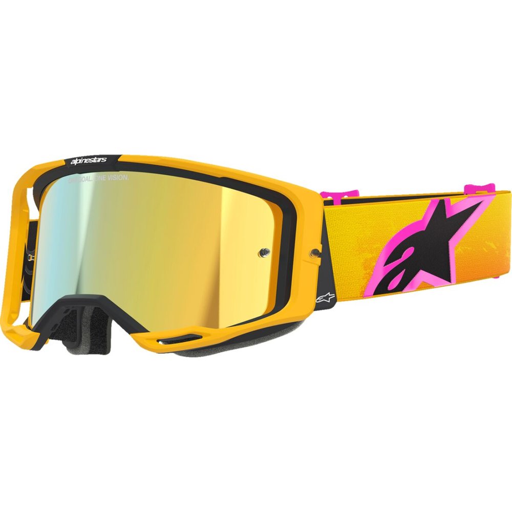 ALPINESTARS Vision 8 Corp Brille orange/gelb/pink verspiegelt-gold