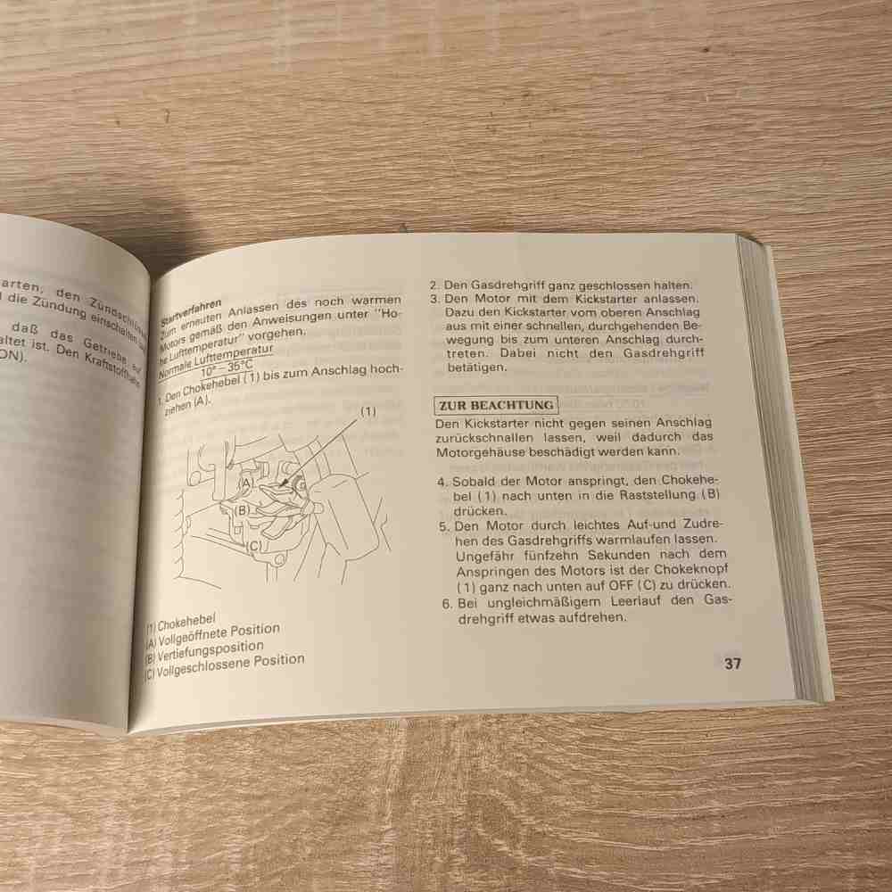 HONDA CRF100F 2005 37KSJ810 00X37-KSJ-8100 Motorrad-Handbuch gebraucht