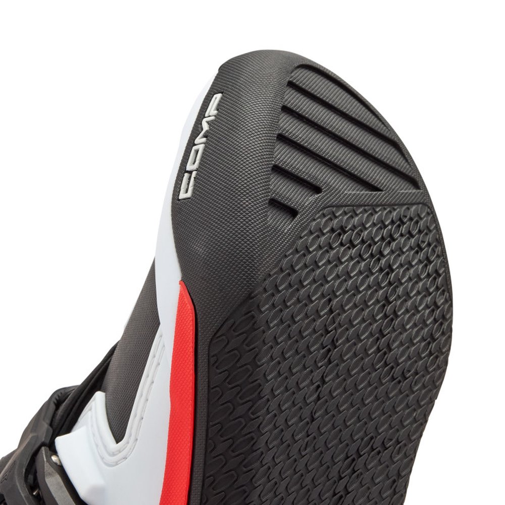 FOX YOUTH COMP BOOT Motocross Stiefel für Kinder Weiss/Neon Rot