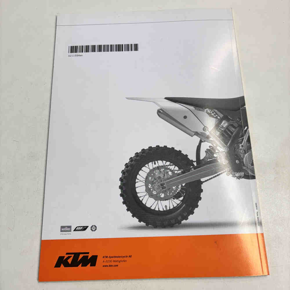 KTM 65 SX 2011 3211594en Motorrad-Handbuch gebraucht