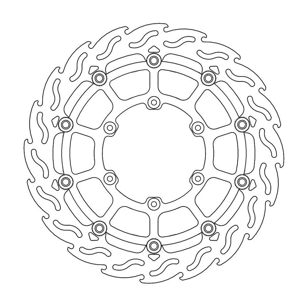 MOTO-MASTER Bremsscheibe Flame Supermoto FR