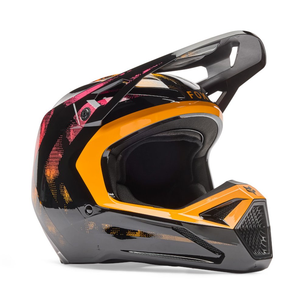 FOX YOUTH V1 KAIROS HELMET Motocross Helm für Kinder Tangerine
