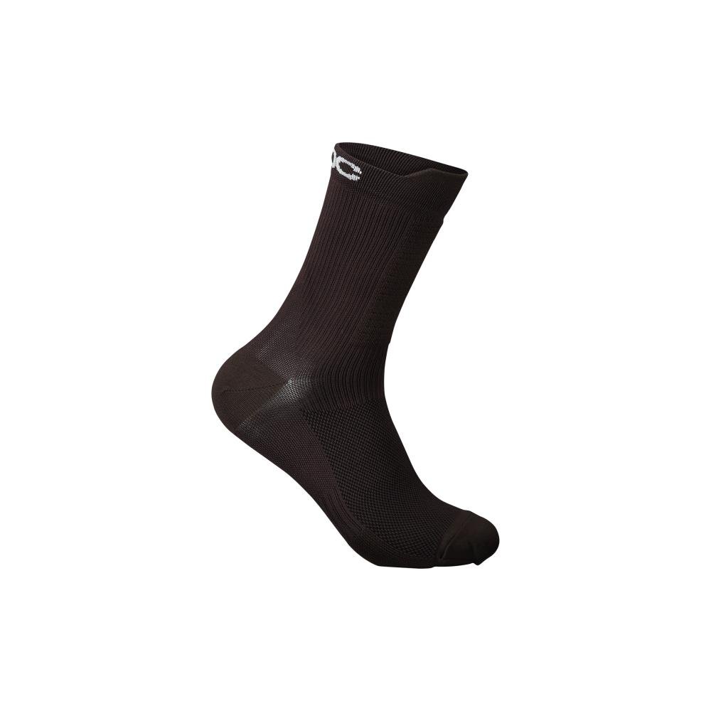 POC Lithe MTB Sock Mid Socken axinite braun