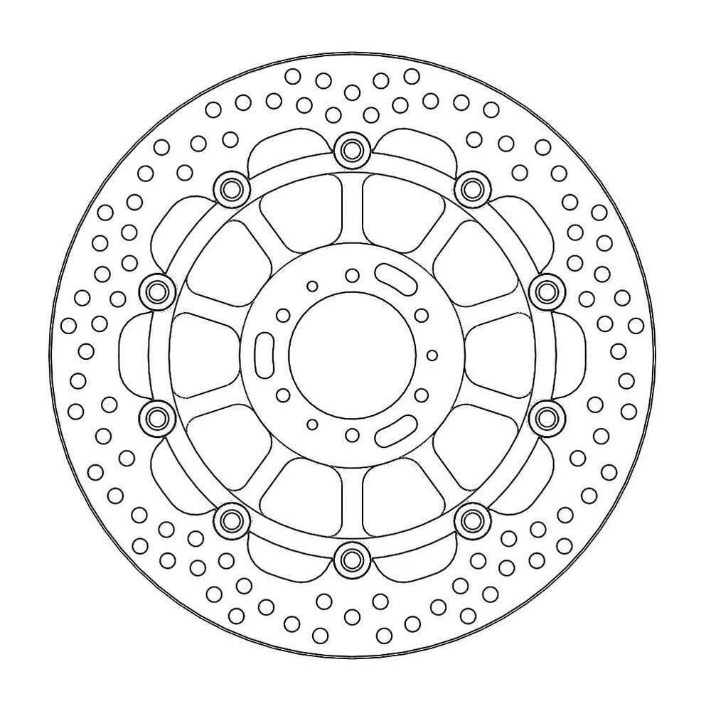 MOTO-MASTER Bremsscheibe Halo vorne