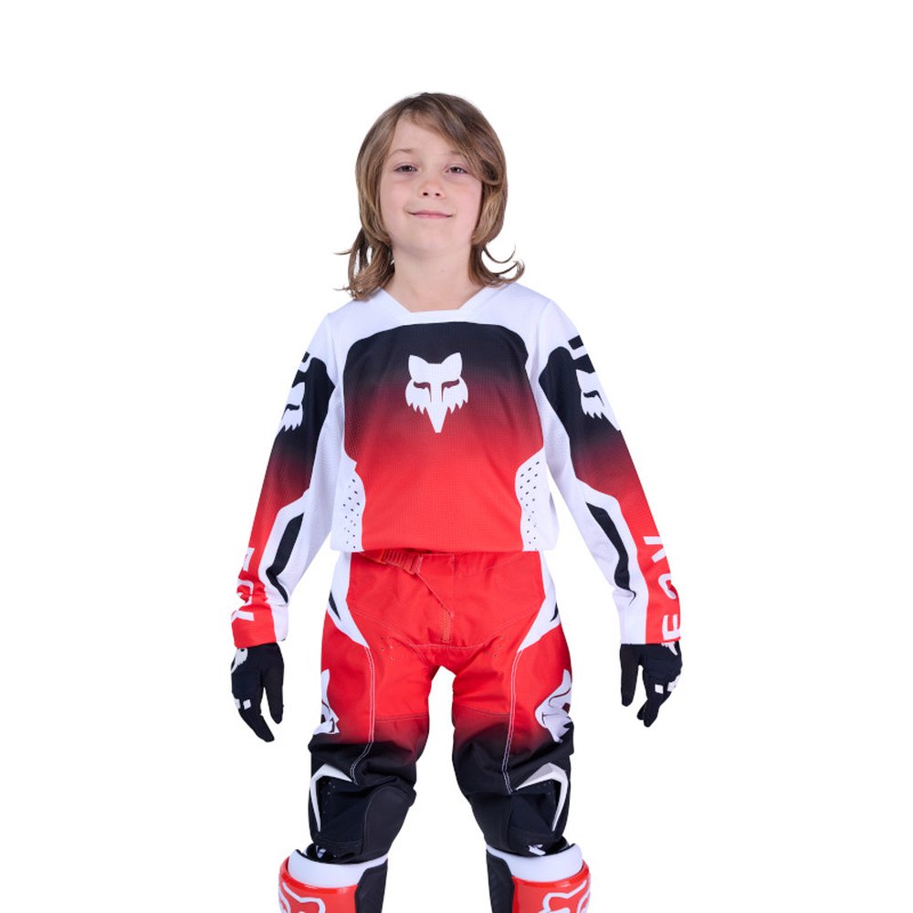 FOX YOUTH 180 SHIELD JERSEY für Kinder Neon Rot