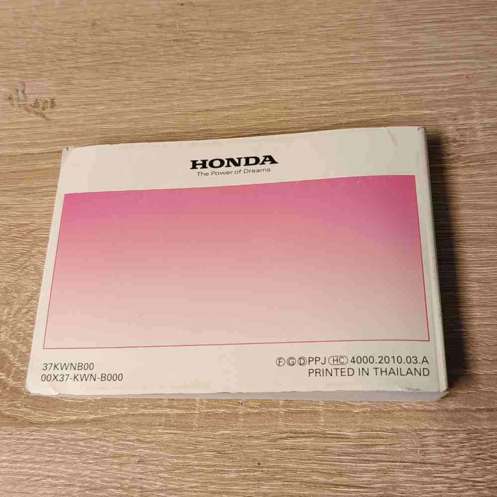 HONDA PCX 125 2010-12 37KWNB00 00X37-KWN-B000 Roller-Handbuch gebraucht