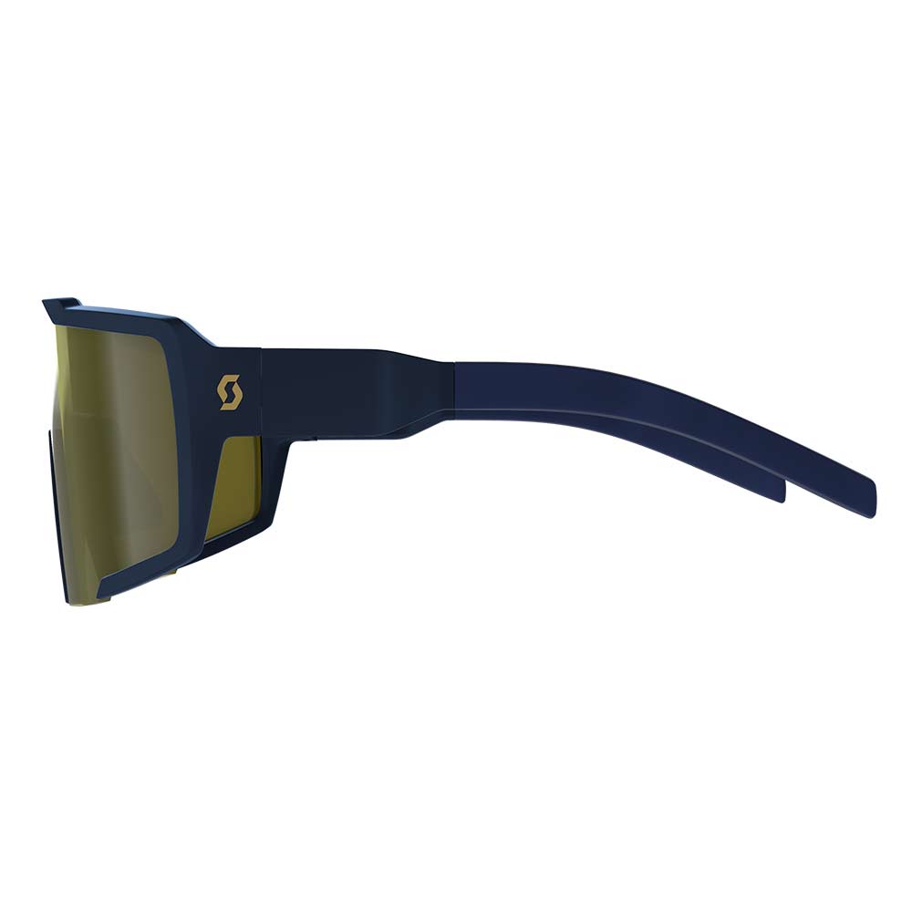 SCOTT Shield Compact Sonnenbrille submariner blau gold verspiegelt