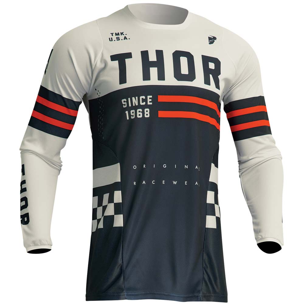 THOR Pulse Combat Youth Kinder MX MTB Jersey midnight weiss