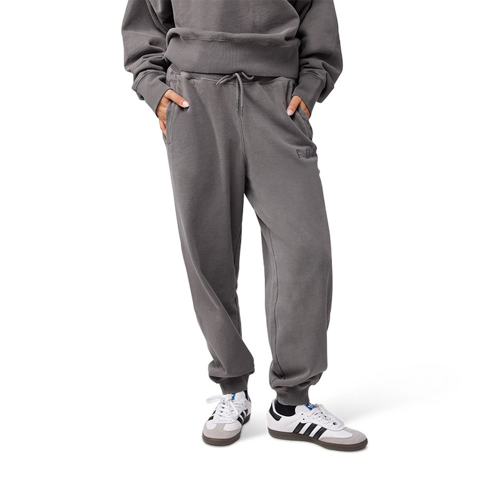 FOX W WORDMARK FLEECE Jogginghose Pewter