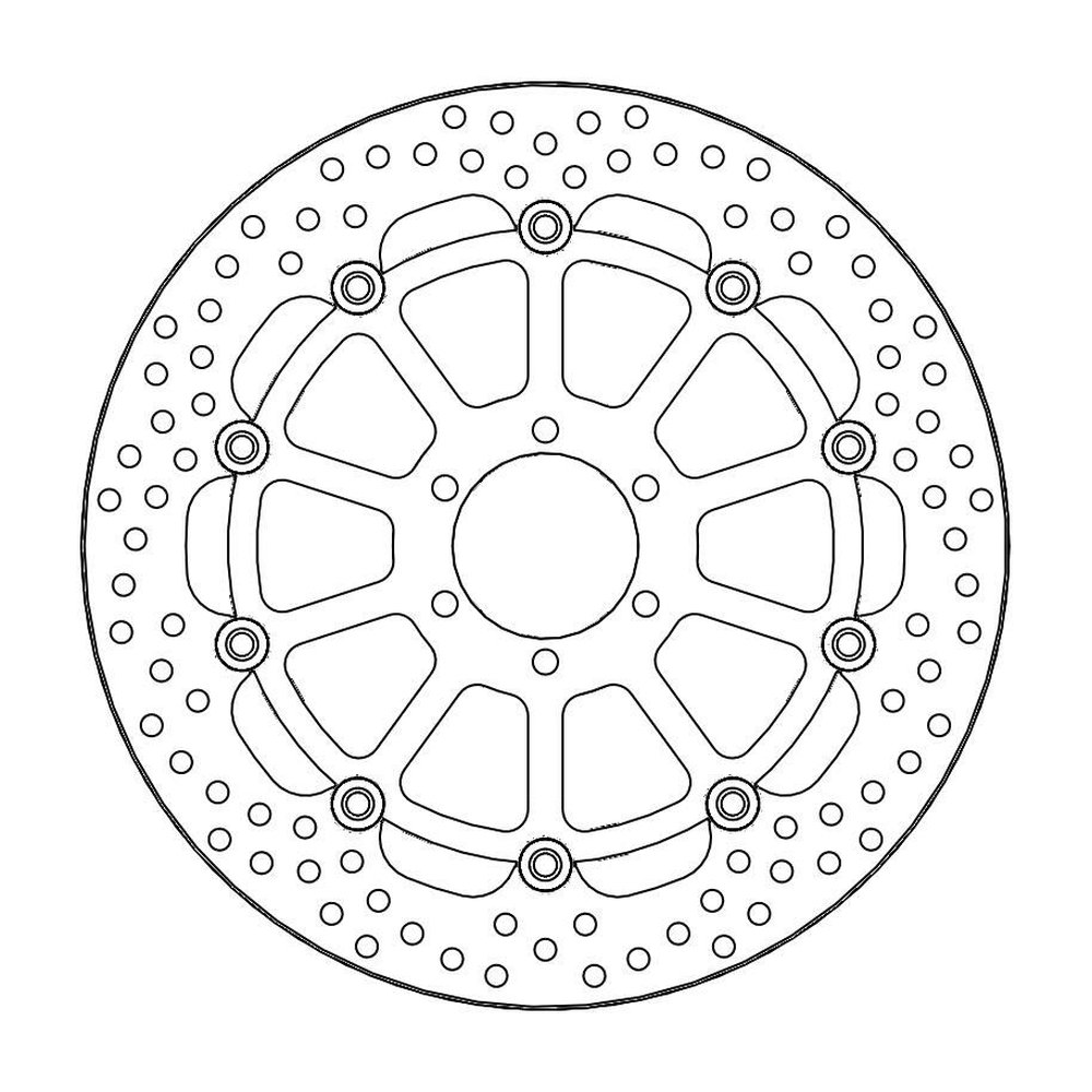 MOTO-MASTER Bremsscheibe Halo vorne