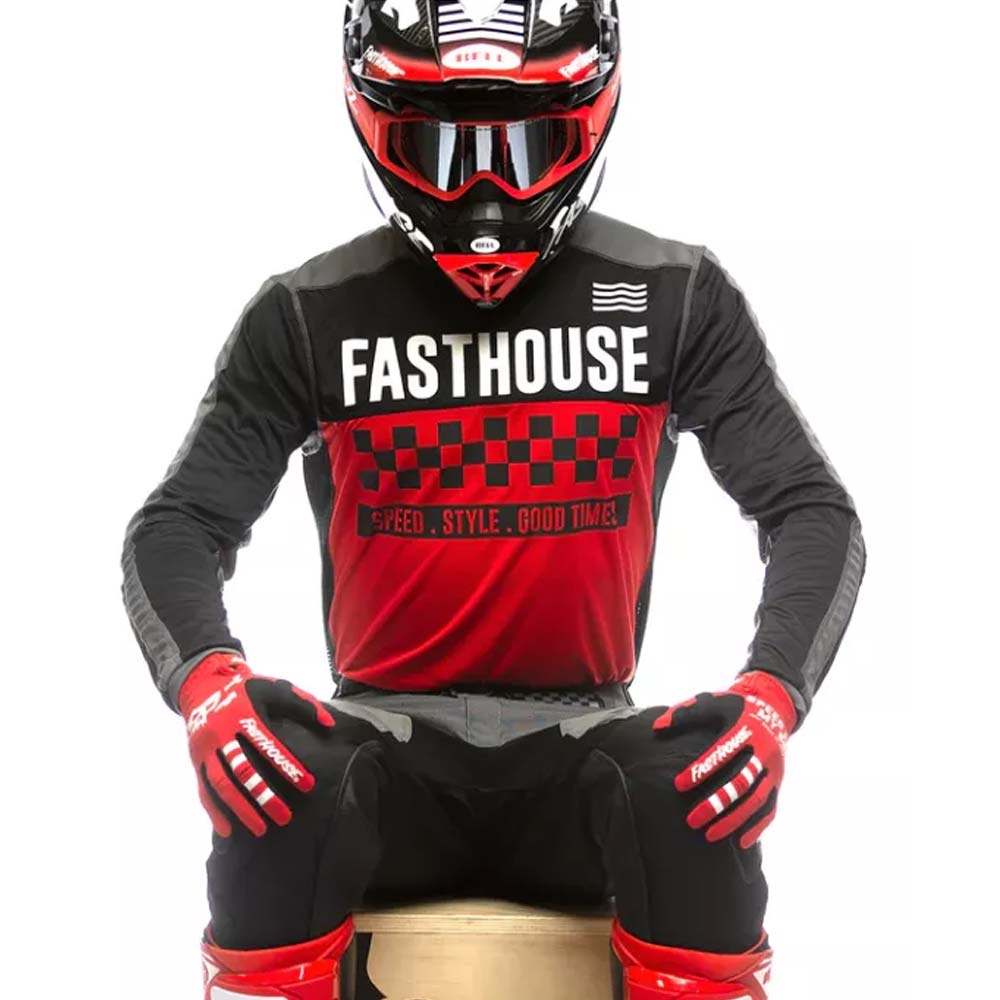 FASTHOUSE Grindhouse Torino Jersey rot schwarz