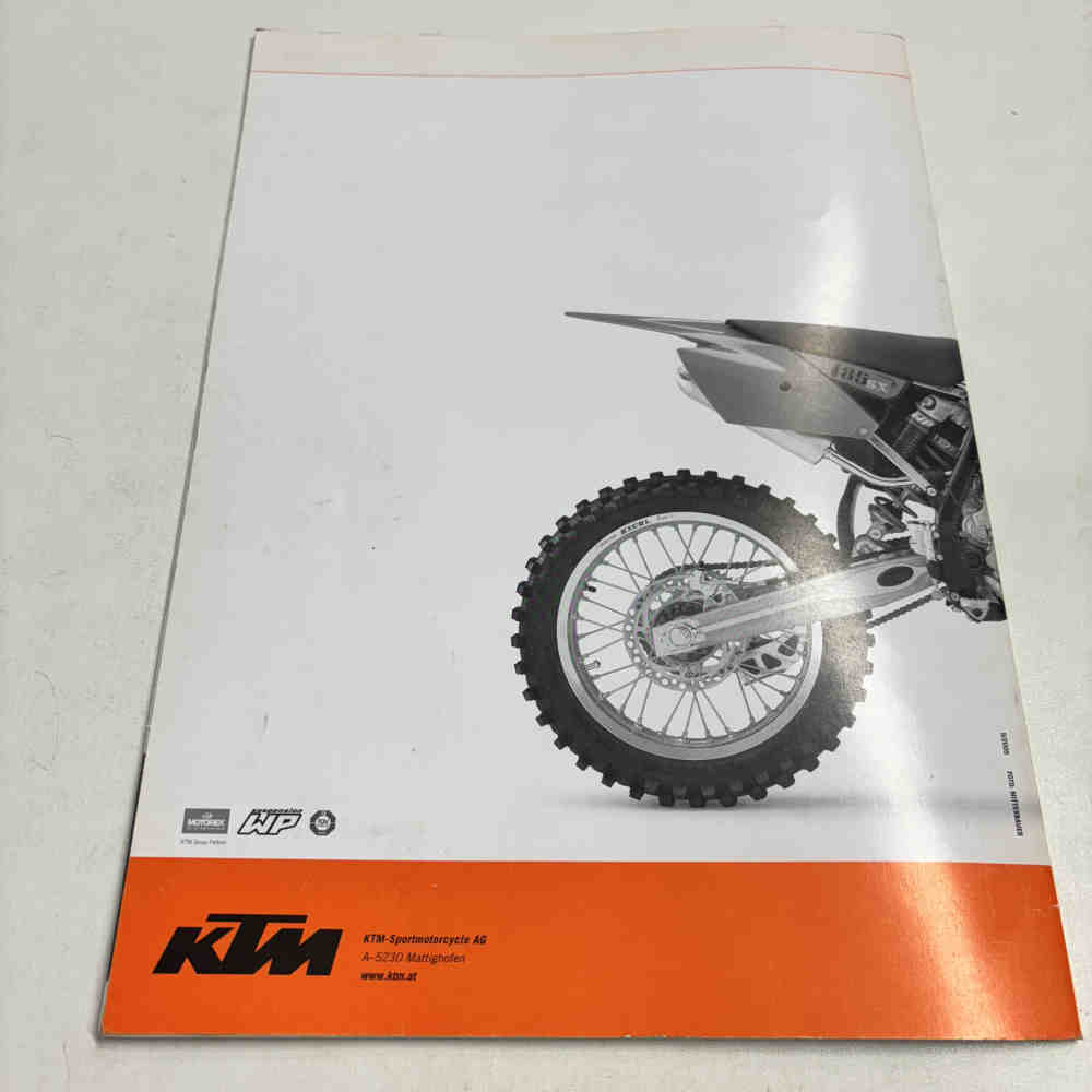 KTM 85 SX 2006 321171es Motorrad-Handbuch gebraucht