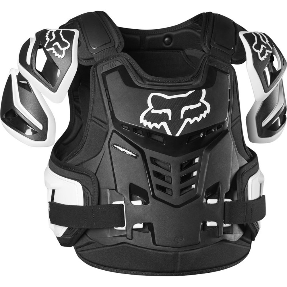 FOX RAPTOR VEST Brustpanzer Schwarz/Weiss