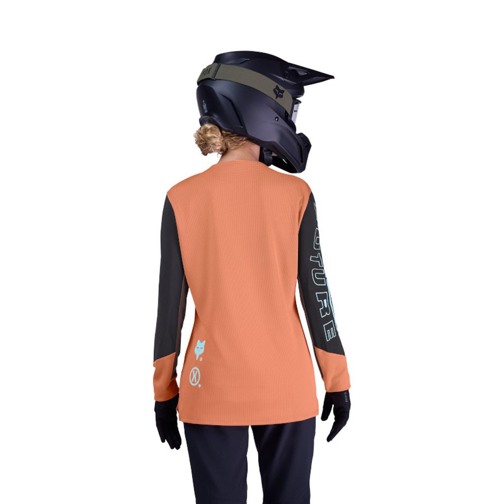 FOX W DEFEND LS JERSEY ELEVATED langärmlig für Frauen Hell/Pastel Pink