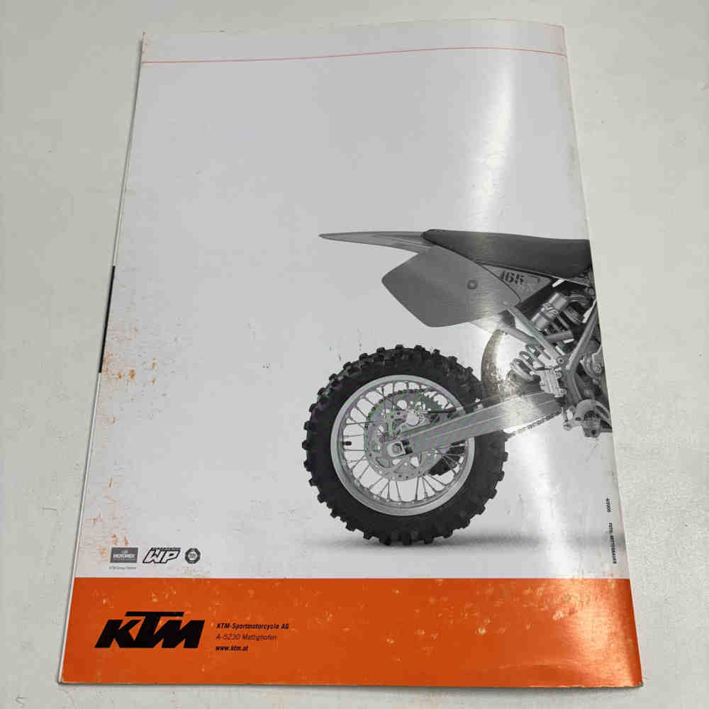 KTM 65 SX 2006 321170it Motorrad-Handbuch gebraucht