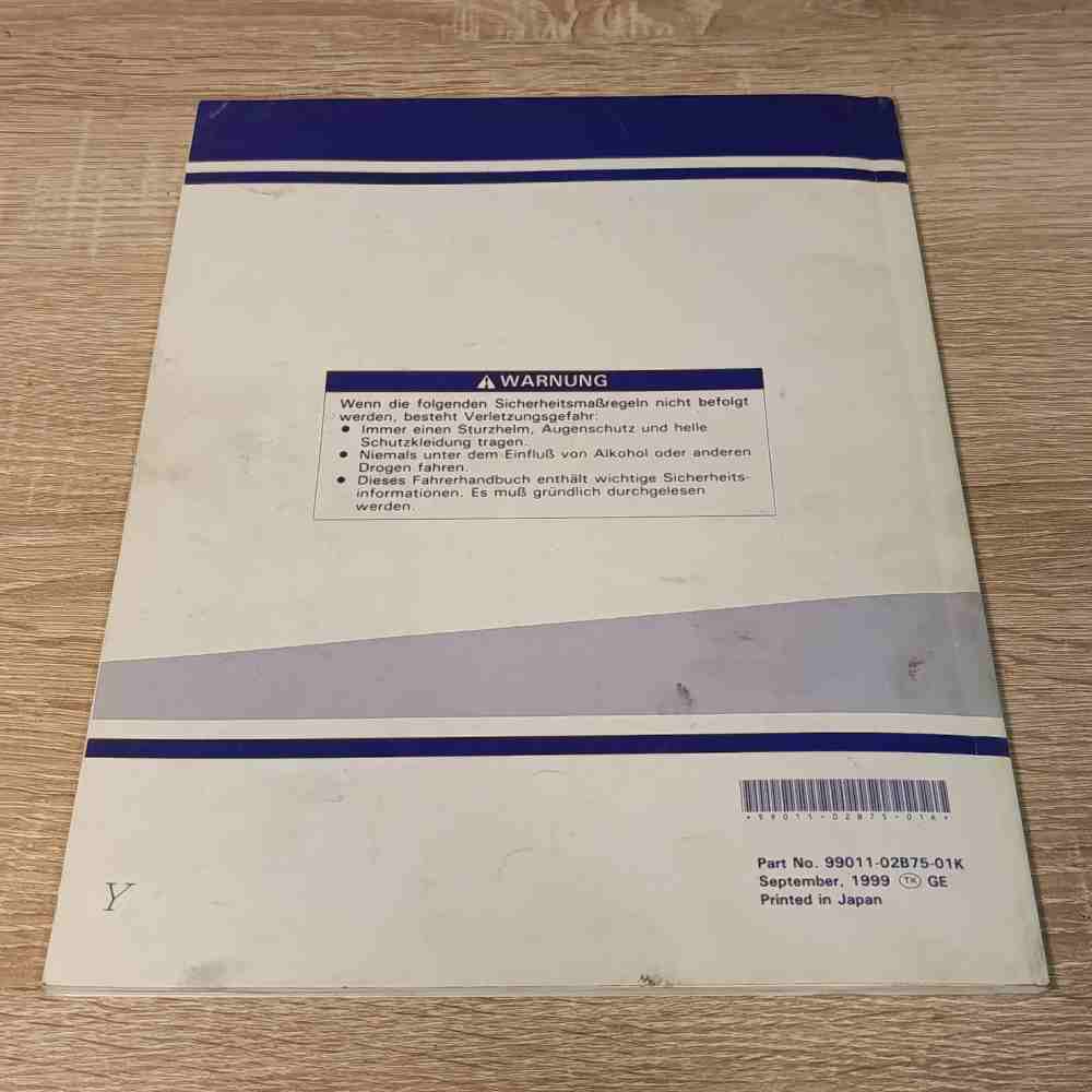 SUZUKI RM80/80X 2000 99011-02B75-01K Motorrad-Handbuch gebraucht