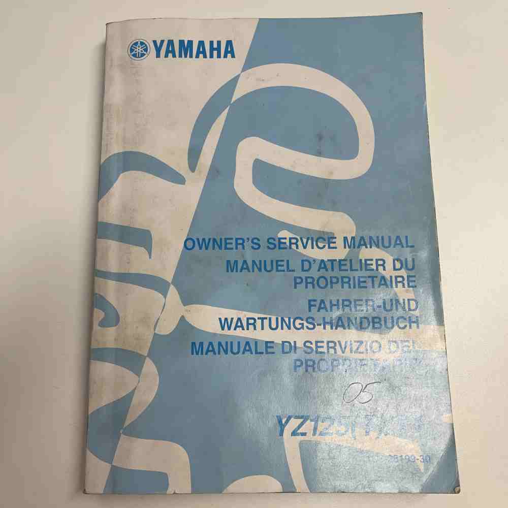 YAMAHA YZ 125 (T)/T1 2005 1C3-28199-30 Motorrad-Handbuch gebraucht