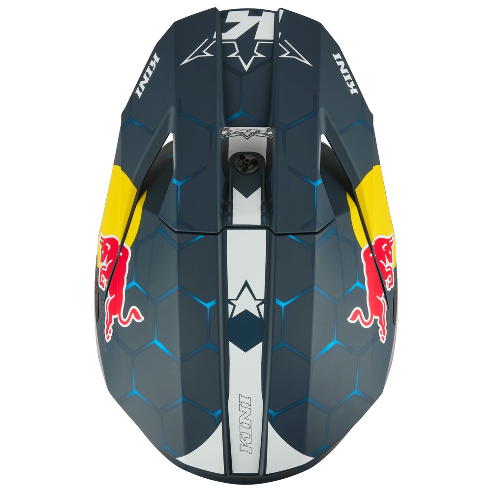 KINI RED BULL MX3 Youth 1.0 Kinder Motocross Helm blau/weiss
