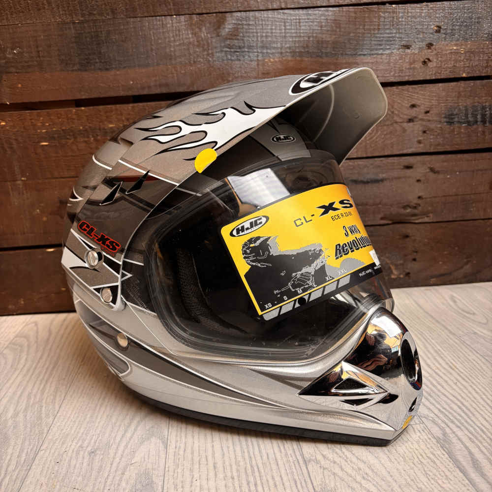 HJC CL-XS Vapor Adventure Helm silber
