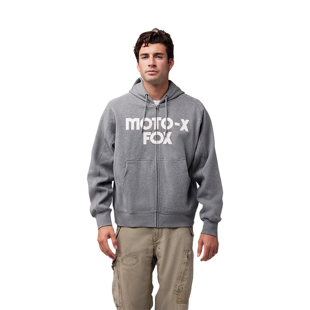 FOX MOTO-X OVERSIZED FLC ZIP Heather Graphite