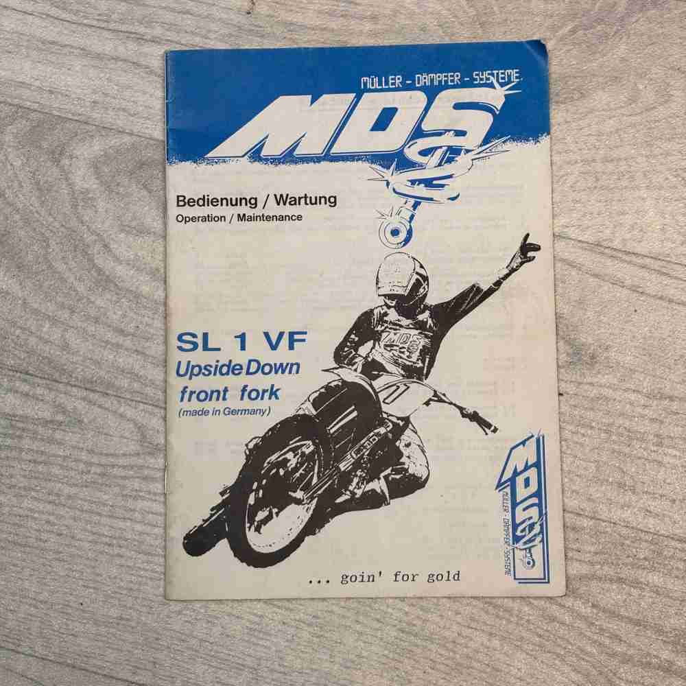MDS SL1VF Upside Down Feder-Gabel Bedienungs- und Wartungsanleitung Müller gebraucht