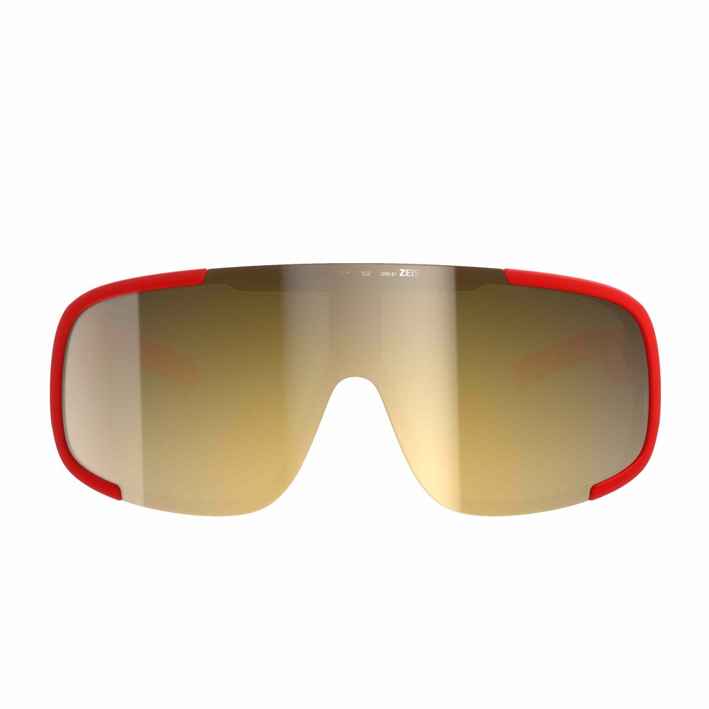 POC Aspire Gravel Brille Prismane Red/Clarity Road/Partly Sunny Gold