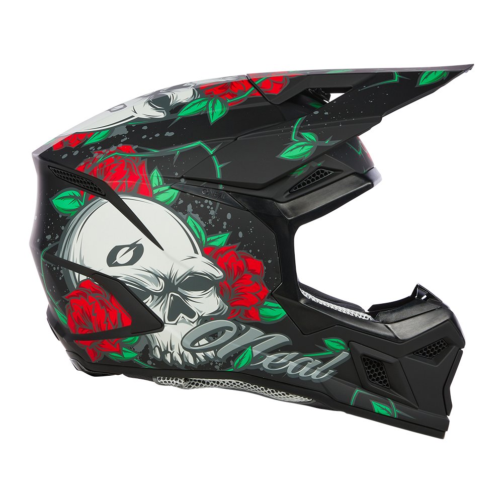 ONEAL 3SRS Melancia Motocross Helm schwarz multi