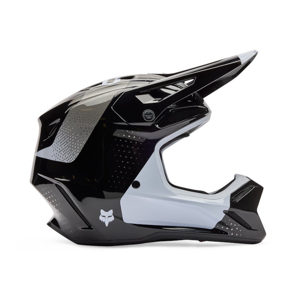 FOX V3 TINE Motocross Helm Schwarz
