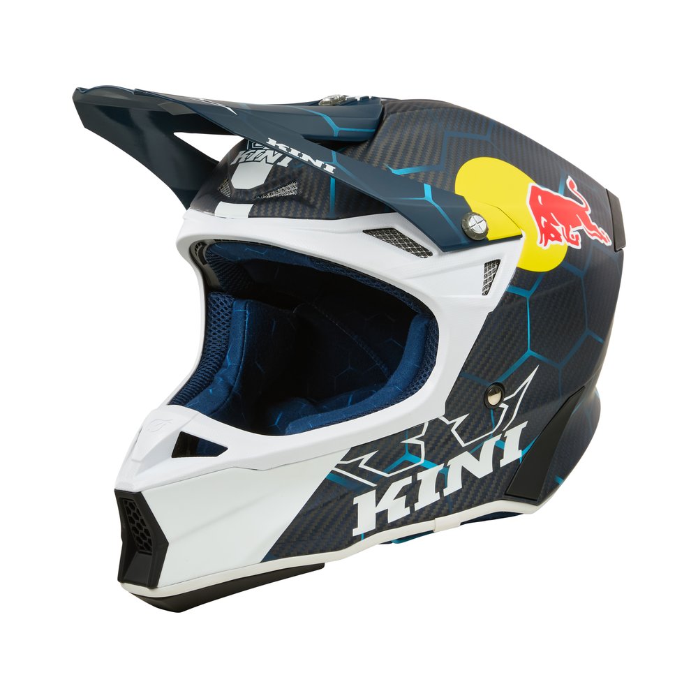 KINI RED BULL MXC2 Motocross Helm 2.0 blau/weiss