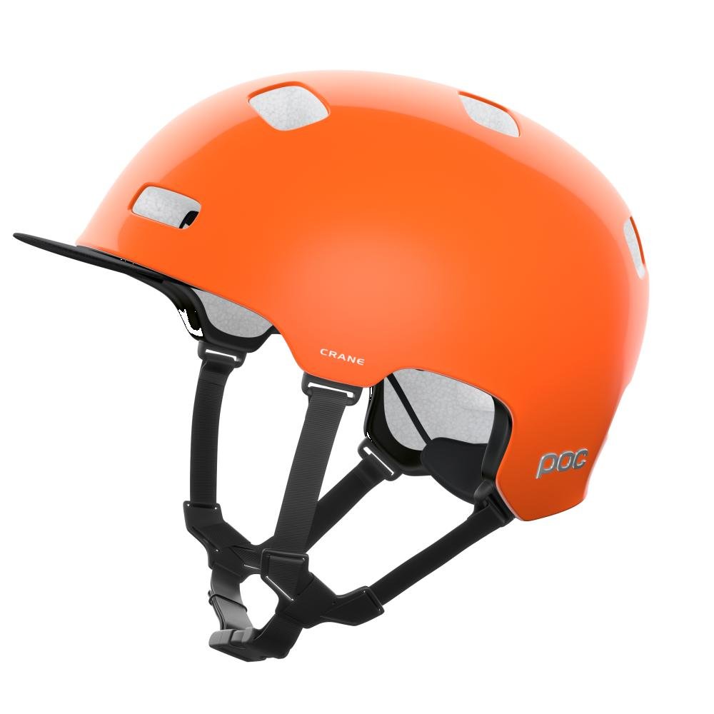POC Crane Mips MTB Helm fluorescent orange