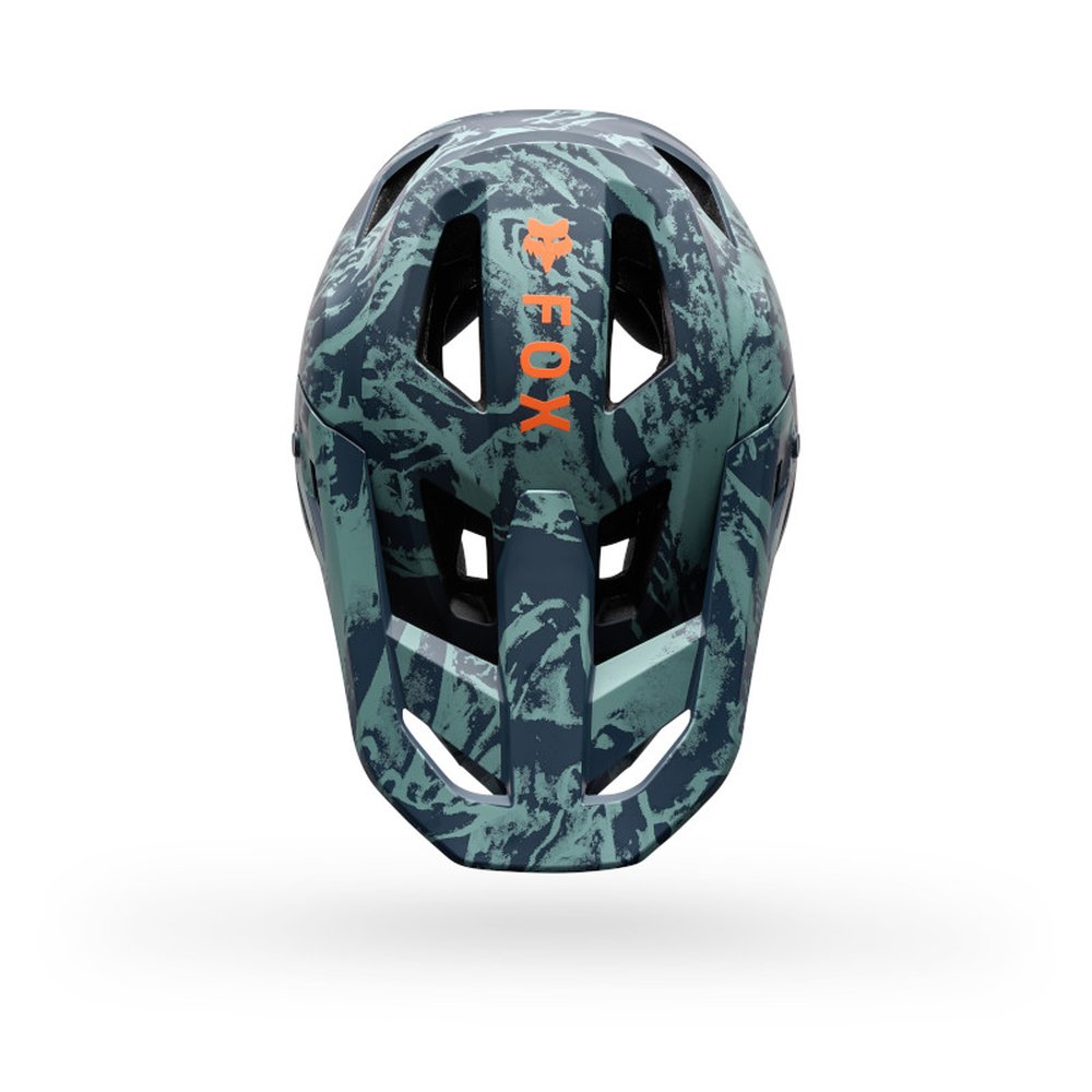 FOX YOUTH RAMPAGE IMAGE PRINT CPSC/CE Fullface MTB Helm für Kinder Dark Blau