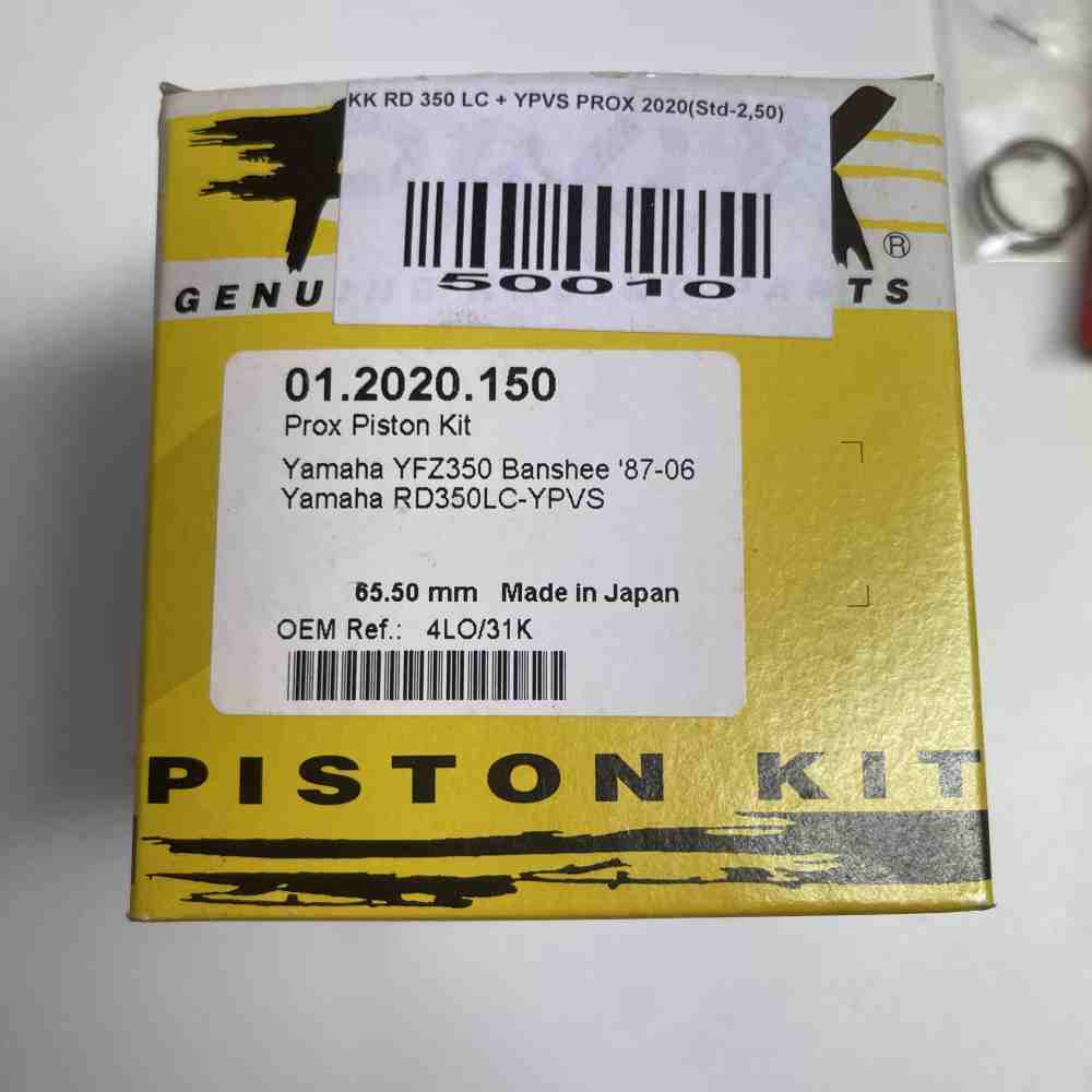 PROX 01.2020.150 Kolbensatz passend für YamahaYFZ RD 350 65,50mm PROX 01.2020.150 Kolbensatz passend für YamahaYFZ RD 350 65,50mm