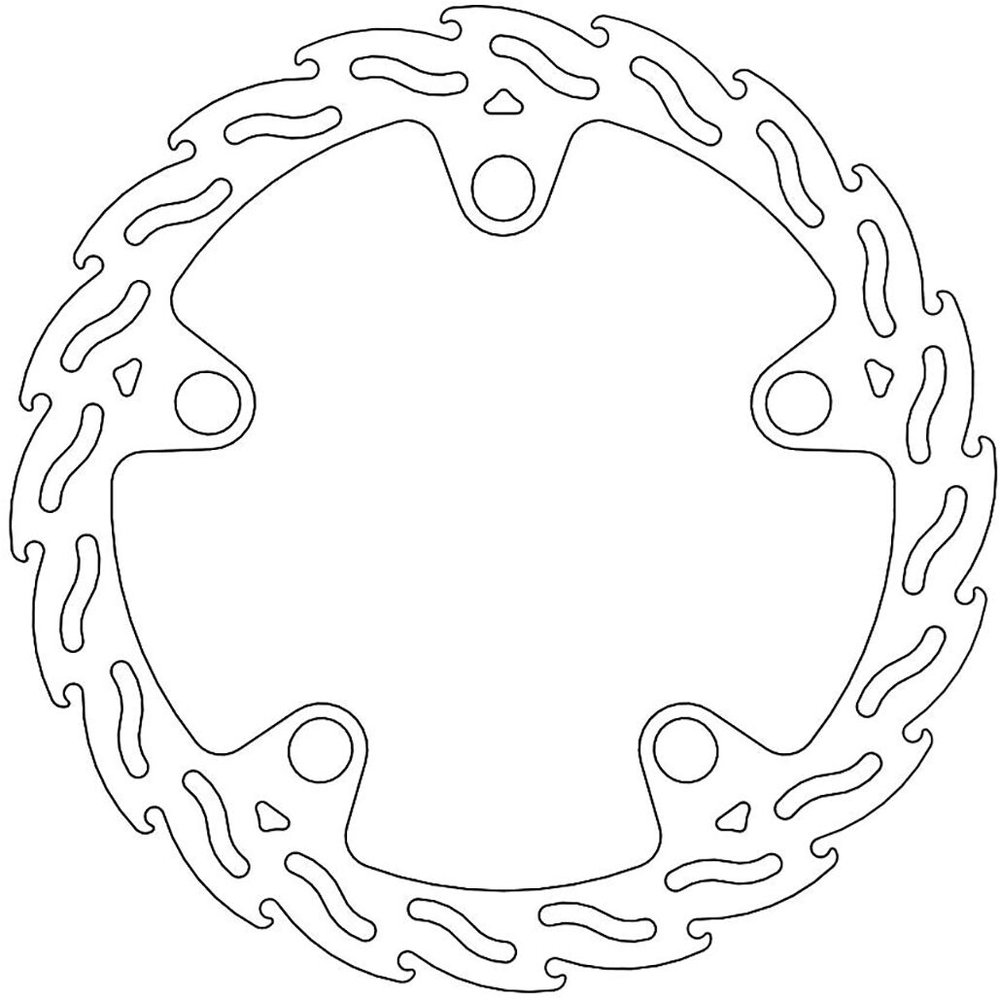MOTO-MASTER Bremsscheibe Flame vorne