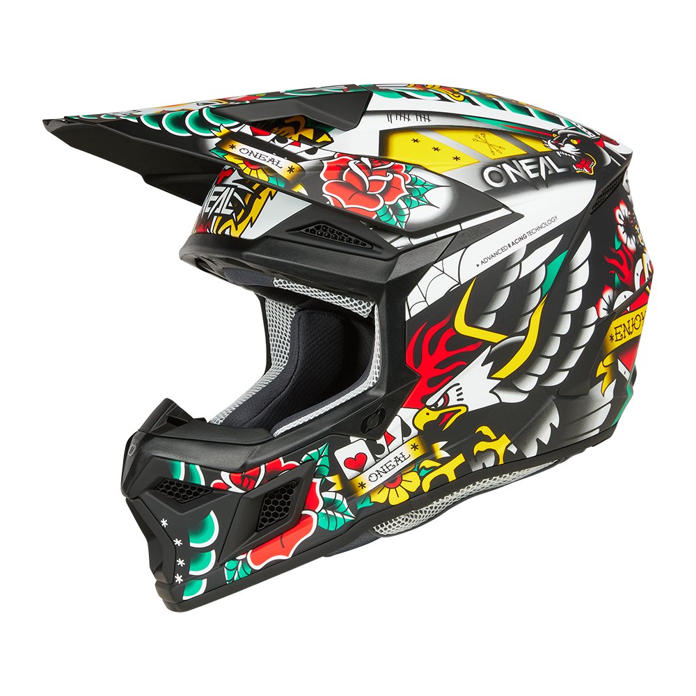 ONEAL 3SRS Motocross Helm Inked multi ONEAL 3SRS Motocross Helm Inked multi
