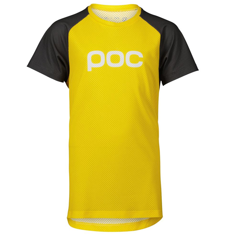 POC Y'S Essential MTB Tee T-Shirt aventurine gelb/sylvanite grau