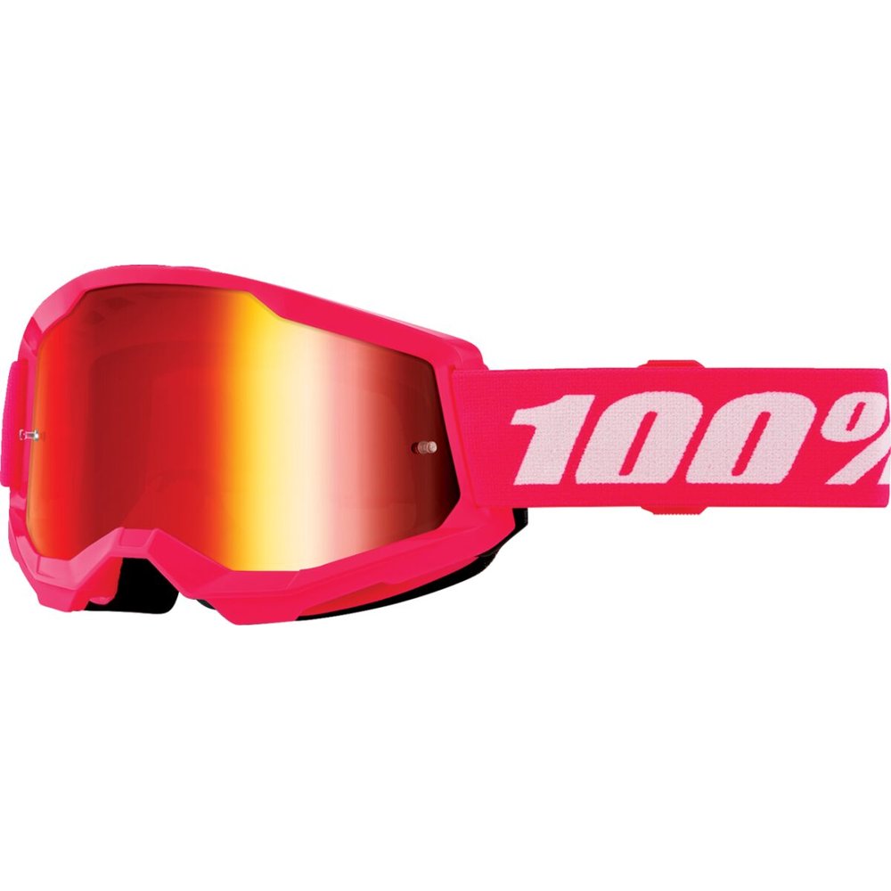100% Strata 2 pink Kinder Brille rot verspiegelt