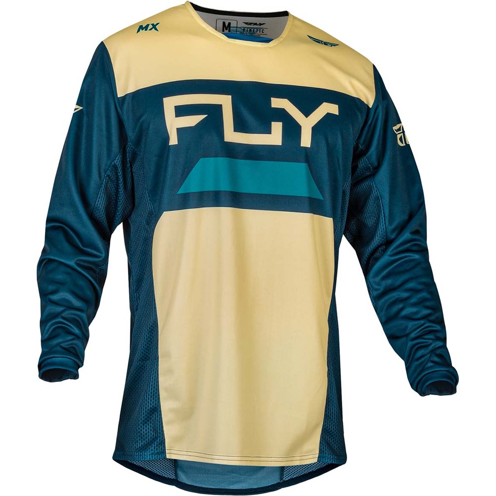FLY Kinetic Reload Jersey Ivory navy blau Cobalt