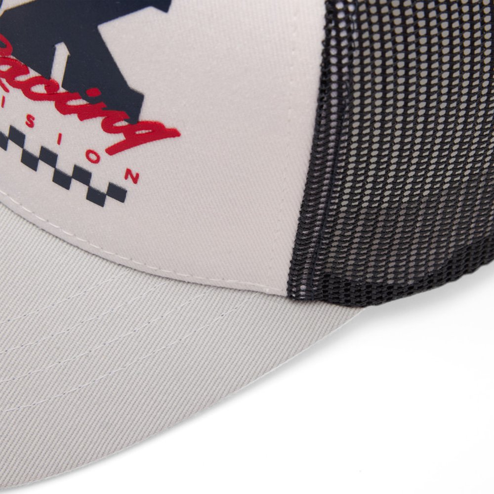 FOX YOUTH CHECKER MESH TRUCKER HAT Kappe für Kinder weiss
