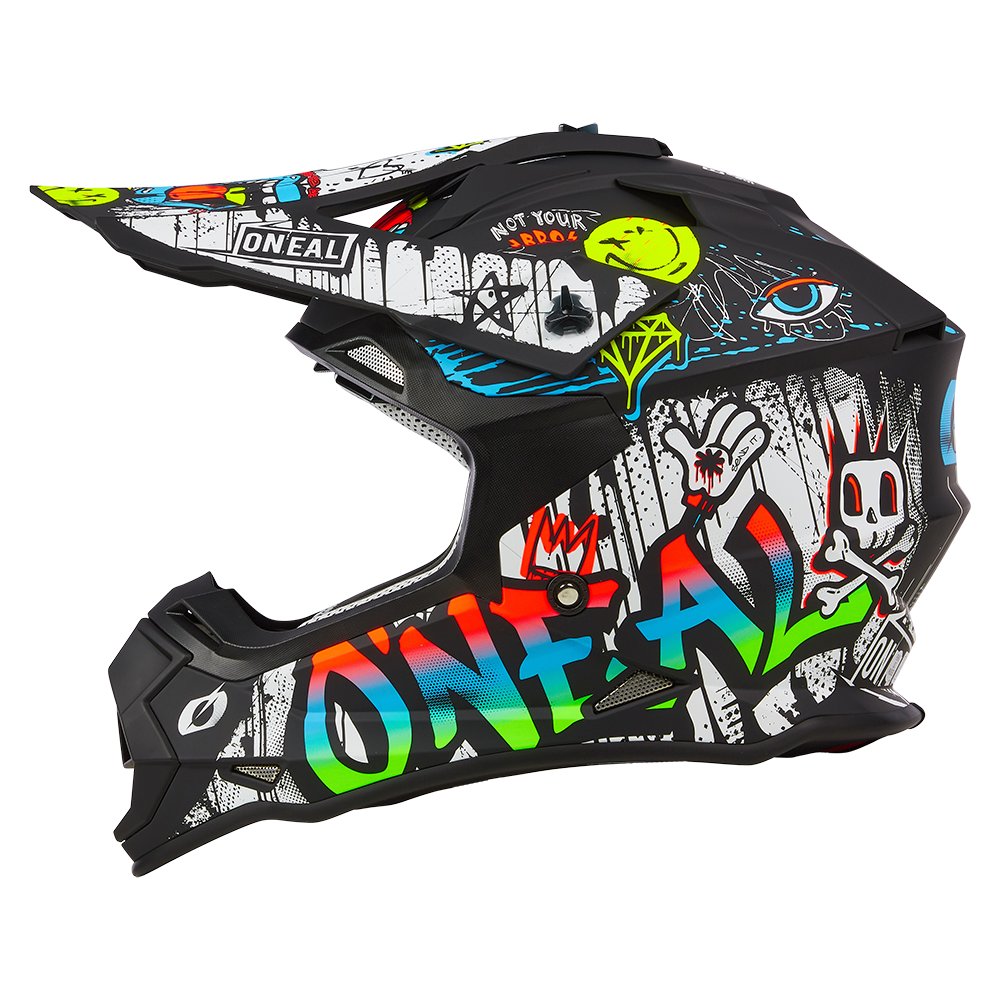 ONEAL 2SRS Rancid Motocross Helm schwarz weiss