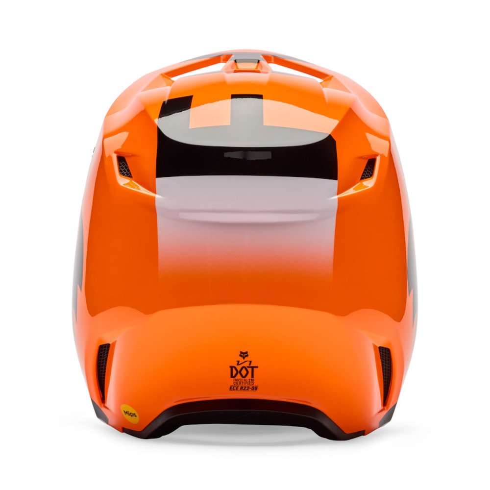 FOX YOUTH V1 SHIELD HELMET Motocross Helm für Kinder Neon Orange