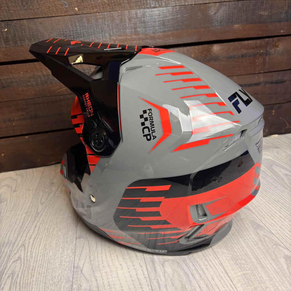 FLY Formula CP Slice Motocross Helm blau grau rot schwarz B-WARE FLY Formula CP Slice Motocross Helm blau grau rot schwarz B-WARE