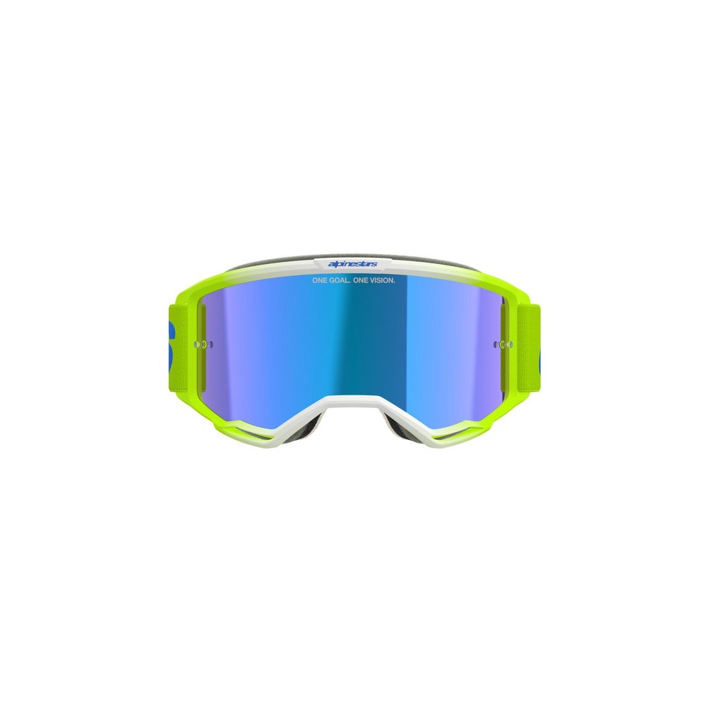 ALPINESTARS Vision 5 Blaze Brille gelb/blau blau verspiegelt