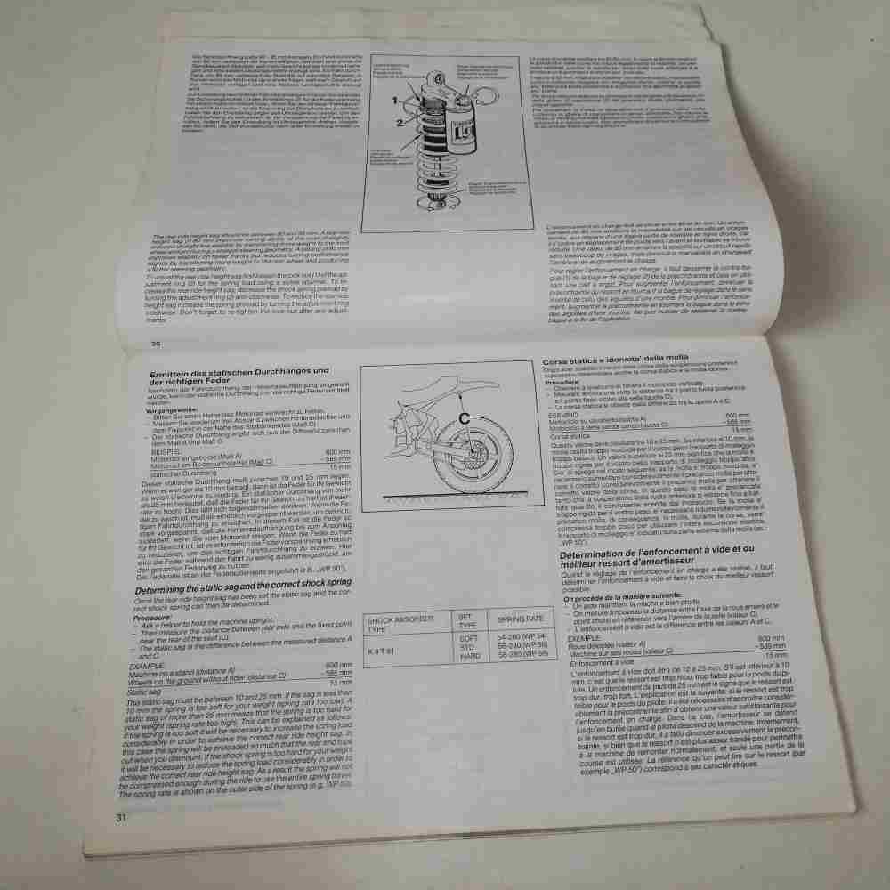 KTM 500/600 D-XC E-XC Motocross-Enduro 3.201.65 10.90 Motorrad-Handbuch gebraucht