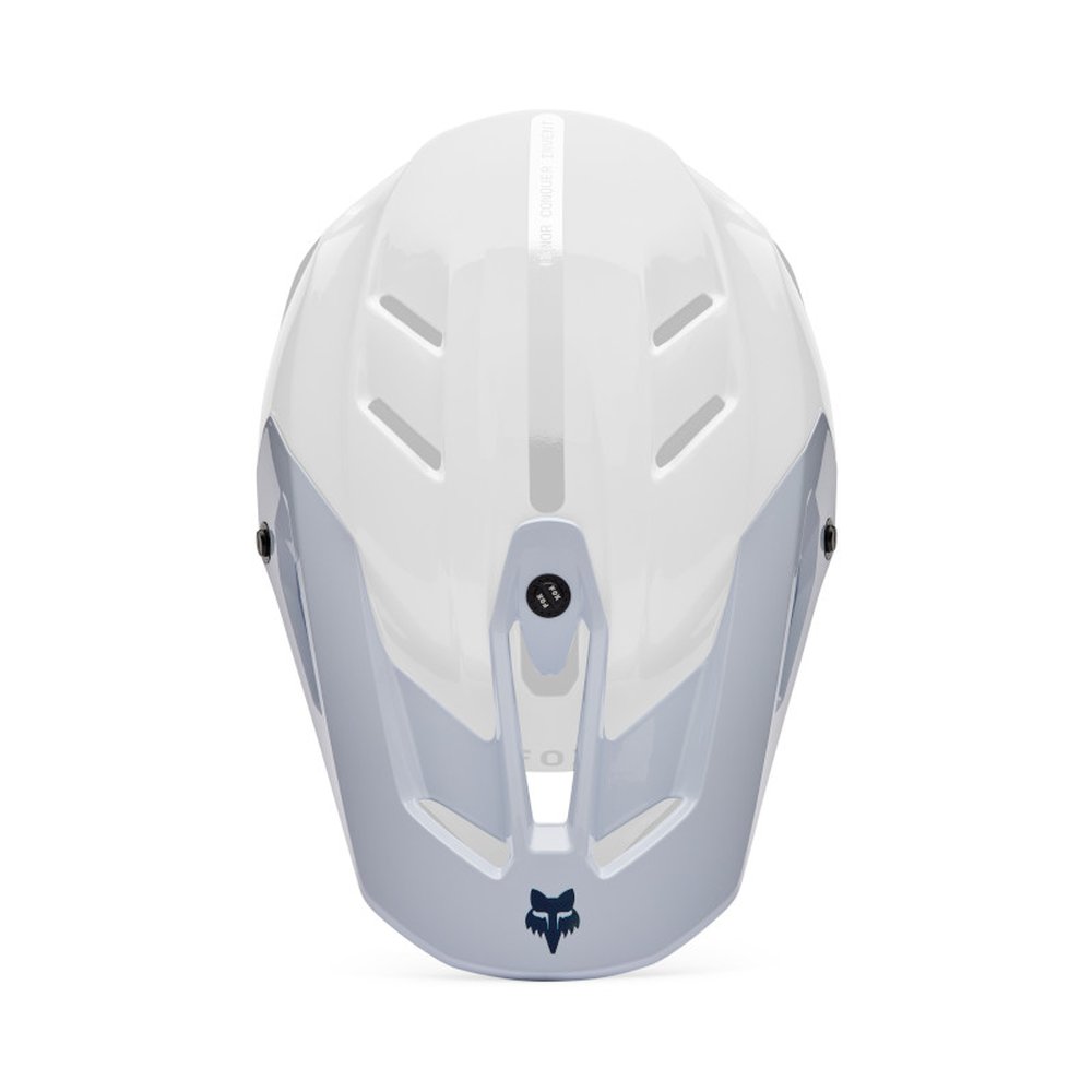 FOX V3 RS HELMET Helmschirm - GHOST Weiss